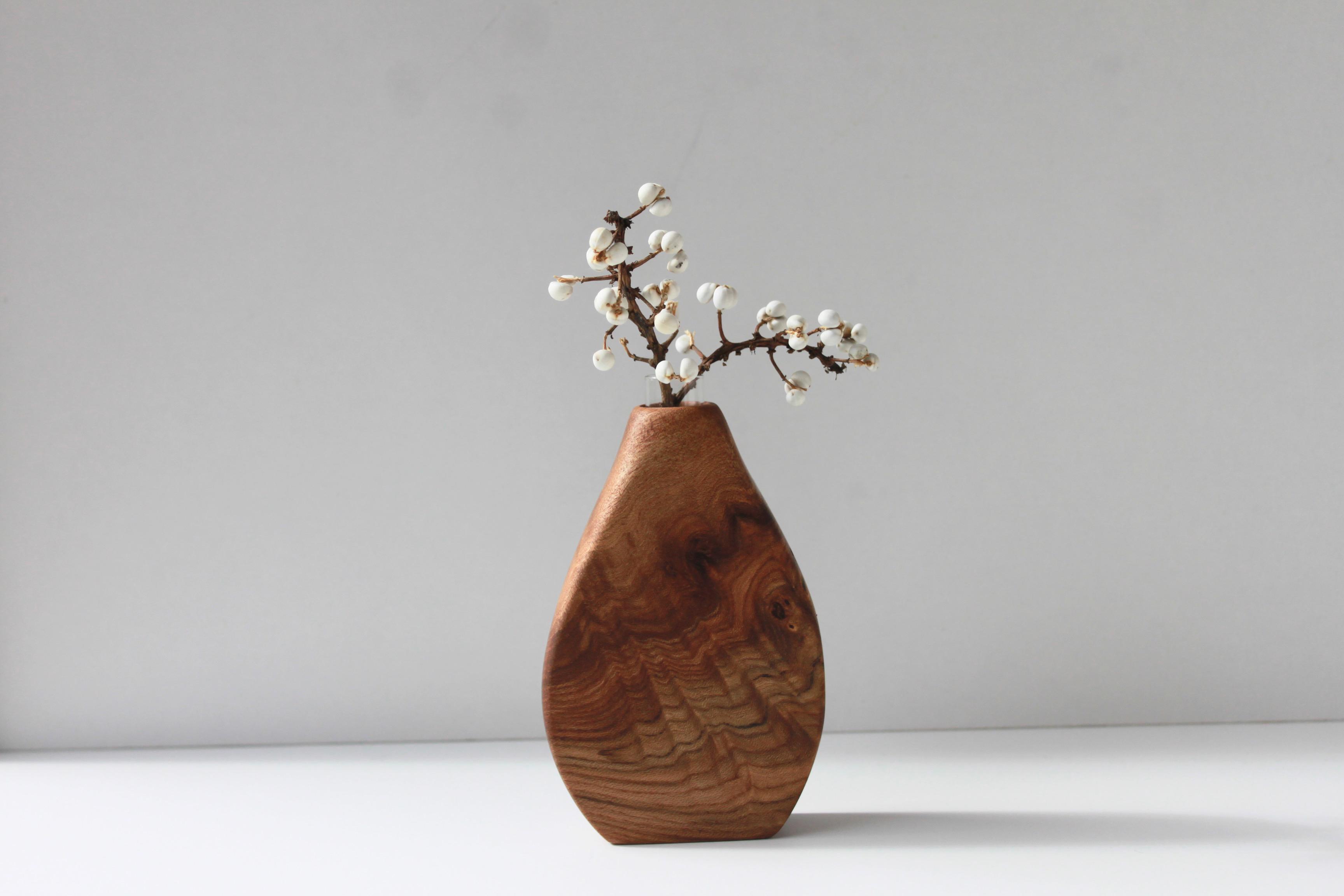 木製花瓶 木製花瓶