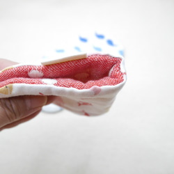 ふわもこハンカチ｜カラフルくじら-Colorful Whale-｜S・10×20cm｜8重ガーゼハンカチ｜ギフト｜誕生日 3枚目の画像