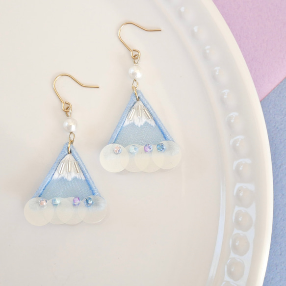 特集掲載】Mt.Fujiピアス/イヤリング (受注生産/オーガンジー