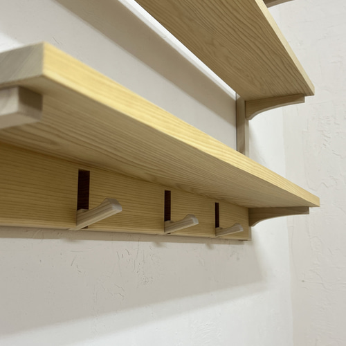 受注生産品】ウォールシェルフ～無垢材で製作 アパートや