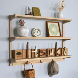 (*Ü*)ノ♡　ウォールシェルフ　4棚　内容変更有 Amazon｜ウォールシェルフ ウォールは、ベッドルームリビング