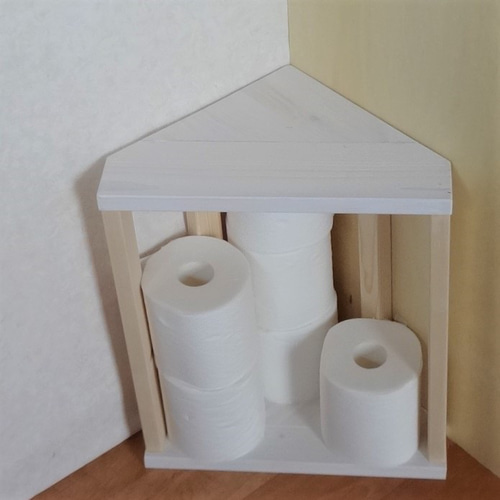 送料サービス超特価 清潔感いっぱいのトイレットペーパー収納（9巻