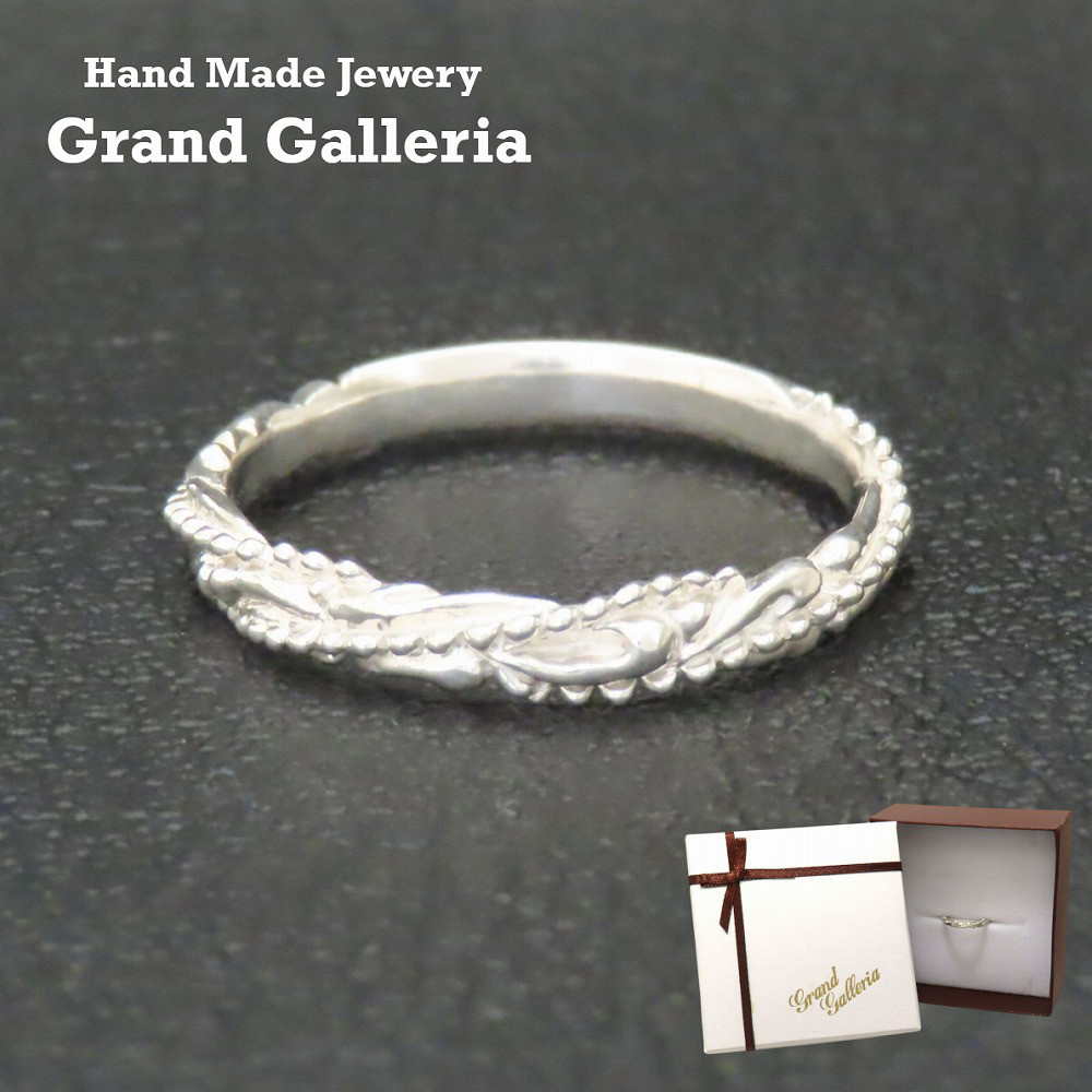 唐草リング 指輪 シルバー925 【刻印無料】 唐草 唐草模様 アラベスク シルバーアクセサリー メンズ レディース