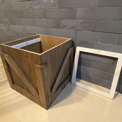 カントリー　ダストbox   観葉植物　アメリカン　ヴィンテージ 6枚目の画像