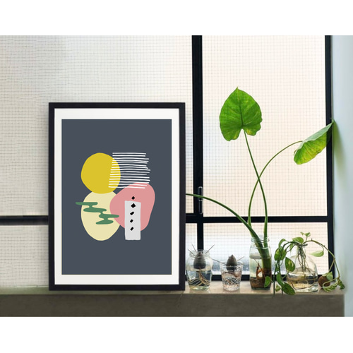 北欧 風 モダン アート ポスター【 collection. 】:/074/ シンプル