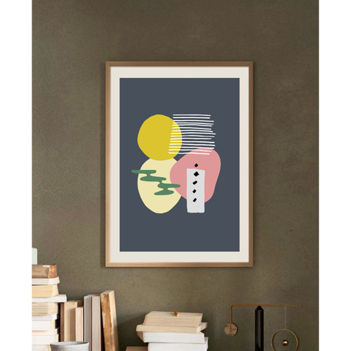 北欧 風 モダン アート ポスター【 collection. 】:/074/ シンプル