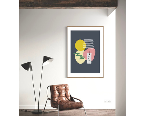 北欧 風 モダン アート ポスター【 collection. 】:/074/ シンプル