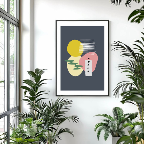 北欧 風 モダン アート ポスター【 collection. 】:/074/ シンプル
