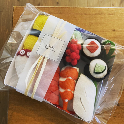 ⑦フェルトままごとお寿司オーダーページ