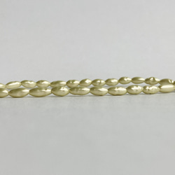 ガラスバロックパール両穴/約3.5x6mm/約30ヶ/ライムグリーン/made in japan 5枚目の画像