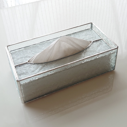 フローラ2色のティッシュケース2種　ステンドグラス フローラ2色のティッシュケース2種 ステンドグラス フローラ2色の