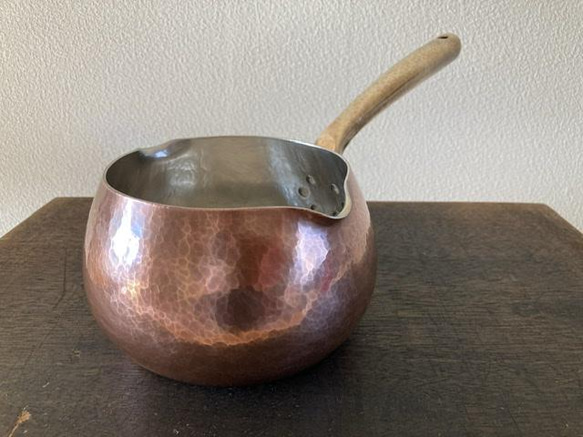 銅奶鍋（L尺寸：直徑約12cm） *依訂單生產 第2張的照片