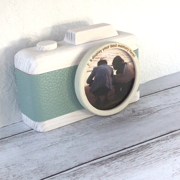 結婚式のウェルカムボードにぴったりのカメラ型フォトフレーム 2枚目の画像
