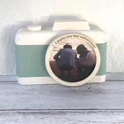 結婚式のウェルカムボードにぴったりのカメラ型フォトフレーム 1枚目の画像