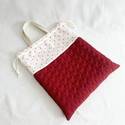 お着替え袋 女の子】体操服袋 巾着 キルティング 入園入学 通園通学