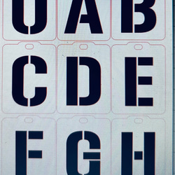英字標準フォント(超特大サイズ) 1枚目の画像