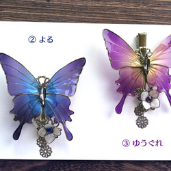 片翅蝶々のイヤーフック 10枚目の画像