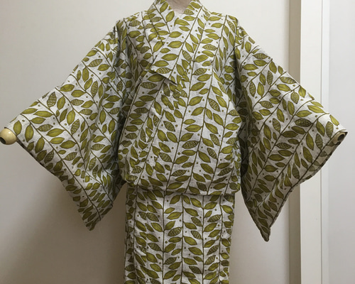 再販！普段着単衣着物のお仕立てお好きな生地で、承ります！手縫い