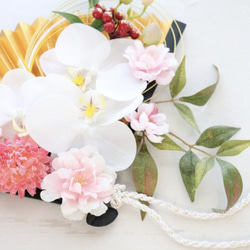 結婚式 和婚 和装前撮り ブライダル 胡蝶蘭と藤の花の豪華和風クラッチ