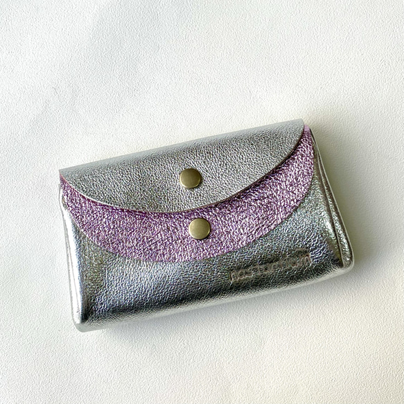 【チェリーピンク】ピッグスキンの小さなお財布　 8枚目の画像
