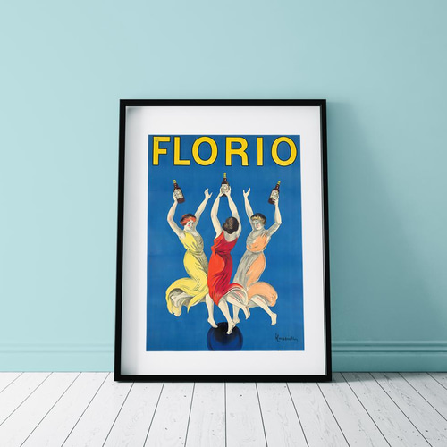 NO.38】踊る女性達と酒瓶パーティアートポスター☆アメリカンレトロ