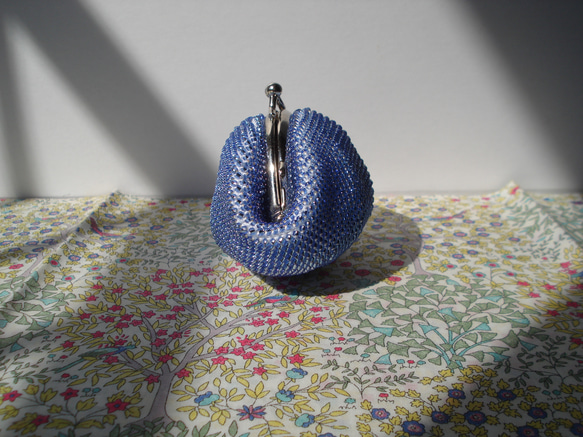 Beaded Purse --Hyacinth Blue-- (S) 2枚目の画像