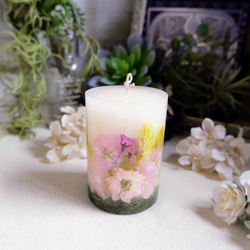 紫陽花ボタニカルランタンアロマキャンドル Pure 100% essential oil