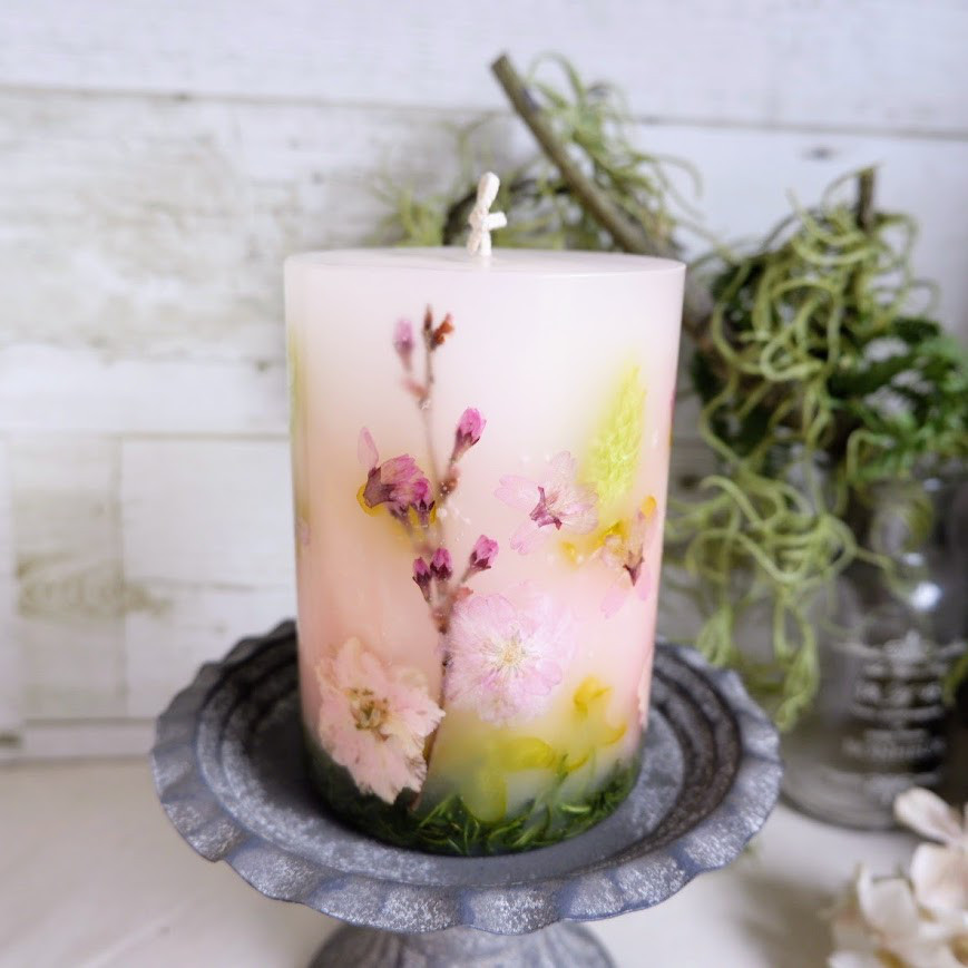 【春限定】 さくら MLサイズ ボタニカルキャンドル