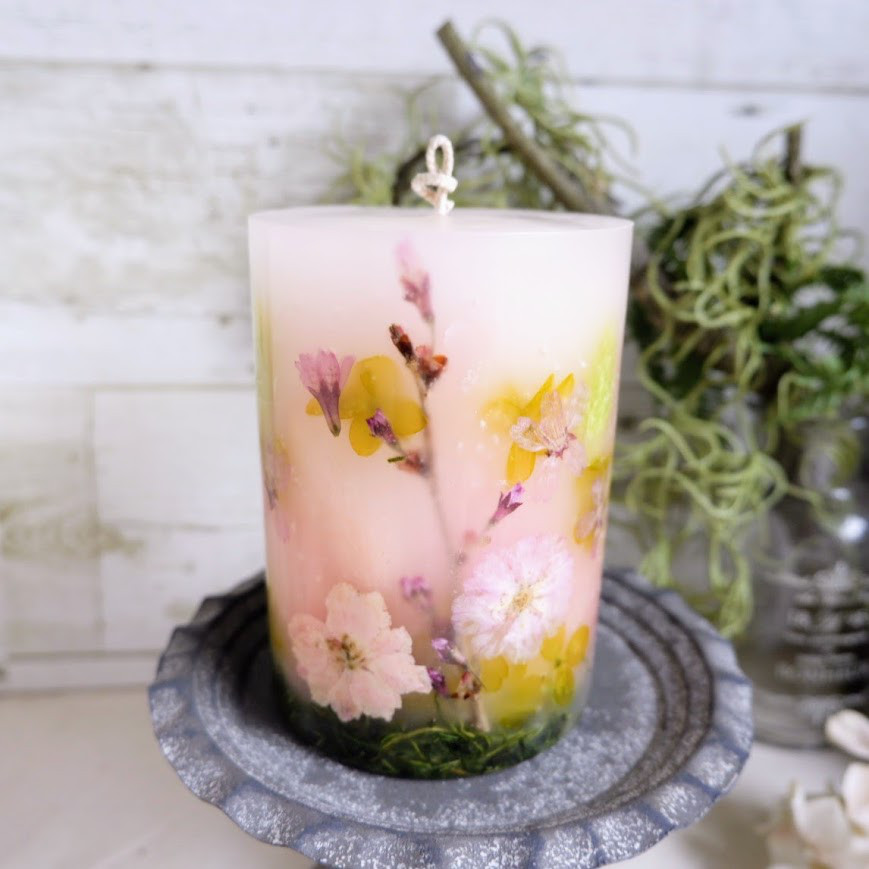 【春限定】 さくら MLサイズ ボタニカルキャンドル