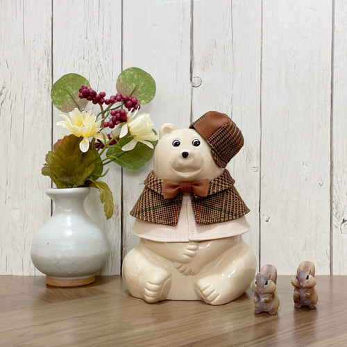 きせかえセット 名探偵 しろくま貯金箱 その他インテリア雑貨 こりすや