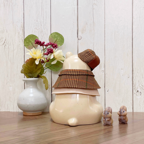 きせかえセット 名探偵 しろくま貯金箱 その他インテリア雑貨 こりすや