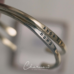 名入れ可能｜ギフト・ペアに｜手首で育てる真鍮バングル・ブレスレット【正規品】 13枚目の画像