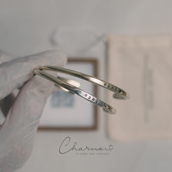 名入れ可能｜ギフト・ペアに｜手首で育てる真鍮バングル・ブレスレット【正規品】 10枚目の画像