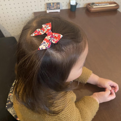 リボンのヘアゴム☆リバティ 9枚目の画像