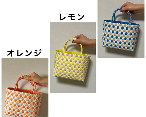 ねねめる⭐︎ PPバンド かごバッグ 5個まとめ ねねめる⭐︎様専用 PPバンド かごバッグ 5個まとめ - メルカリ