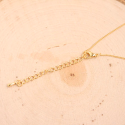 光のつぼみ＊ネモフィラ　刺繍糸で作るネモフィラのネックレス 5枚目の画像