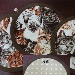 猫・単品コースターいろいろ 3枚目の画像