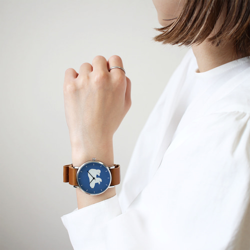 しろくま（あお）の腕時計 腕時計 びと。 通販 11349602｜Creema(クリーマ)