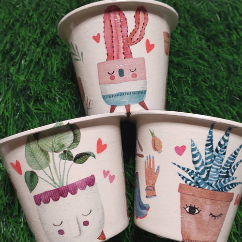 リメイク缶リメイク鉢多肉付き植木鉢3個セット