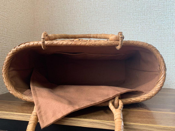 野葡萄/櫻桃皮籃袋，內布，花編，柳編 第5張的照片