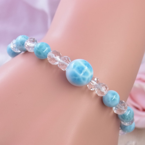 ♥高品質 大粒 ラリマー♥美しいひと粒 ぷるぷる シンプル 素敵