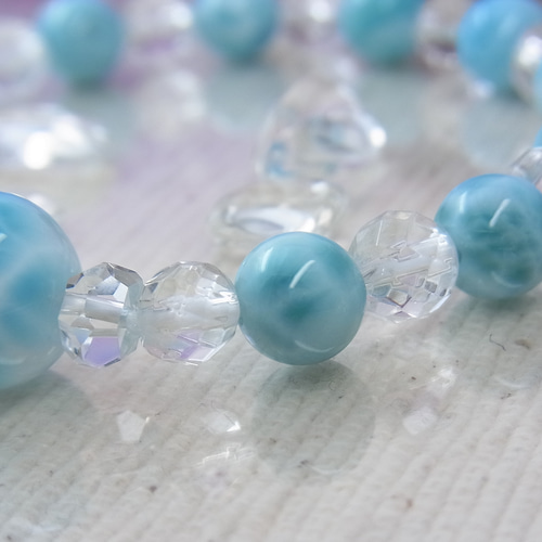 ♥高品質 大粒 ラリマー♥美しいひと粒 ぷるぷる シンプル 素敵 水晶