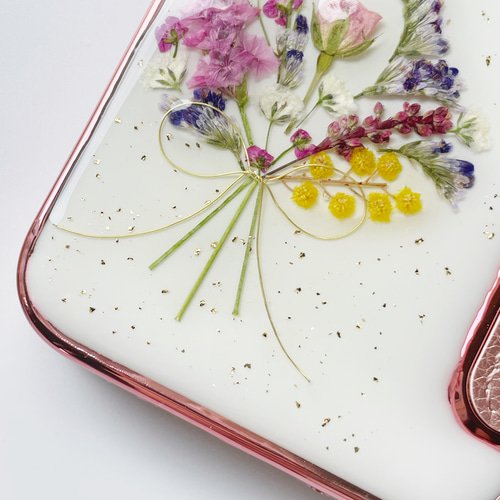 ゆページ⭐︎押し花ケース ゆぅちゃん様♡ご確認用 押し花ケース スマホケース オーダー