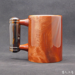 木のマグカップ（ボニンスタイル　木とレジン） 6枚目の画像
