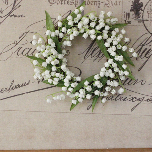 すずらんリースミニ アートフラワー petit chocolat 通販