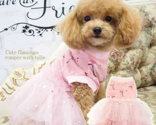 犬服♥️キャミ　フリルロンパース　ピンク　ハンドメイド　オーダー 犬服♥️キャミフリルロンパースピンクハンドメイドオーダー