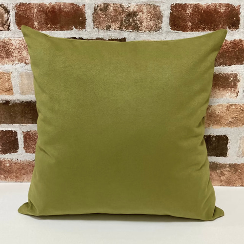 ひっかき傷がつきにくい うぐいす色 マイクロファイバースエード 無地