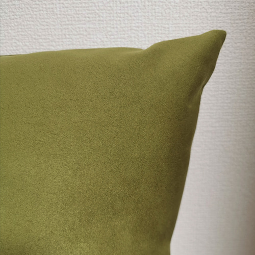 ひっかき傷がつきにくい うぐいす色 マイクロファイバースエード 無地