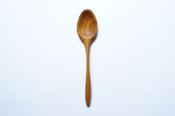 (受注生産)木のカレースプーン（チーク）A022-1 1枚目の画像