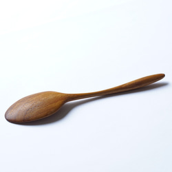 (受注生産)木のカレースプーン（チーク）A022-1 4枚目の画像